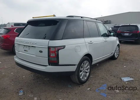 2016 Land Rover Range Rover 3.0L V6 Turbocharged Diesel Hse Td6 z USA, uszkodzony, nr VIN SALGS2KF5GA298337